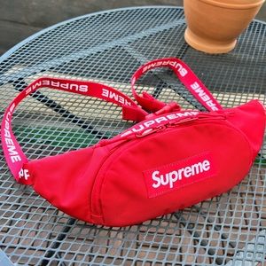 Supreme Red Waist Bag Fanny Pack FW22